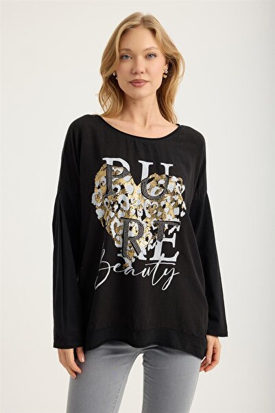 HomeStore Επιχρυσωμένη Μπλούζα Καρδιά Pure