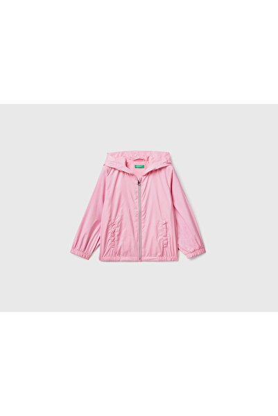 United Colors of Benetton Girls Water-Resistant Lightweight Jacket