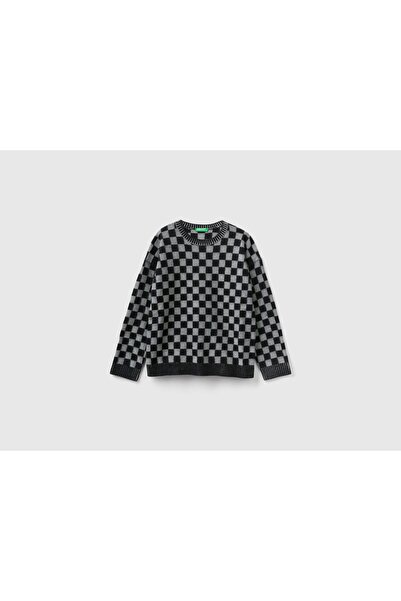 United Colors of Benetton Kids' Regular Fit Patterned Jacket