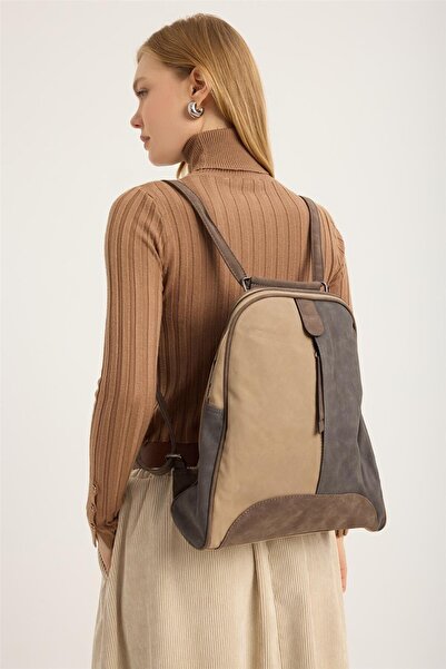 HomeStore Renkli 4 Parça Dikişli Çanta