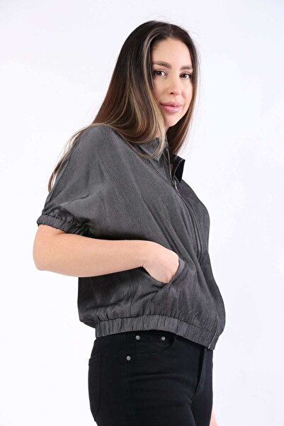 mica Half-Sleeve Zip Jacket