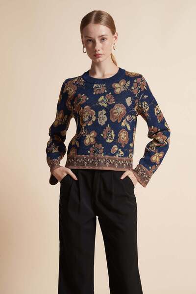 Yola Printed Long-Sleeve Jacket