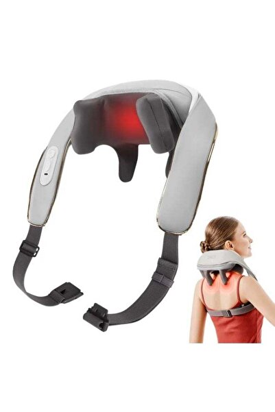 SKG H5 Mini Portable Neck and Shoulder Massager with TENS Pulse, Soothing Heat for Pain Relief