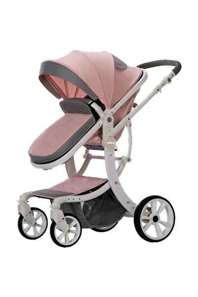 Visoli ® 2-in-1 baby stroller pink, 107x50x63cm