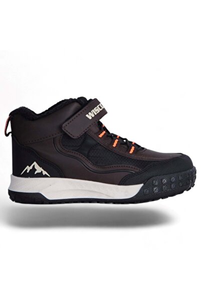 moda ayakkabım Visco 064 black-brown boys' winter boots shoes