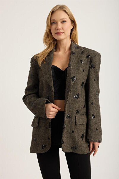 HomeStore Herringbone 3 D 2 Pocket Jacket