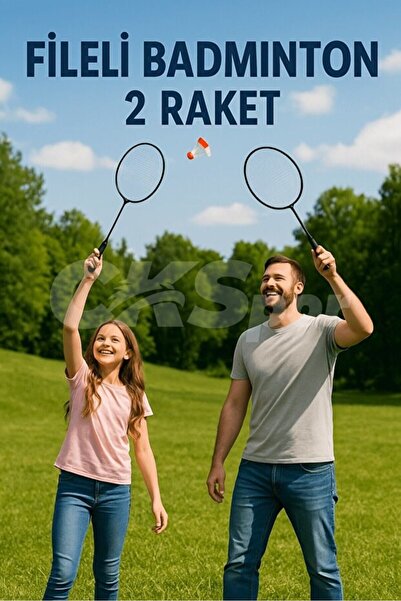 Genel Markalar Fileli Badminton Raket Seti 6 Toplu – Profesyonel Set