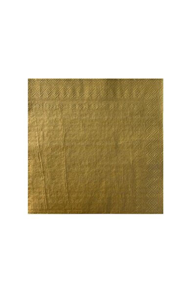 Roll-Up Servis Peçete Gold 33x33 cm - 20 Adet