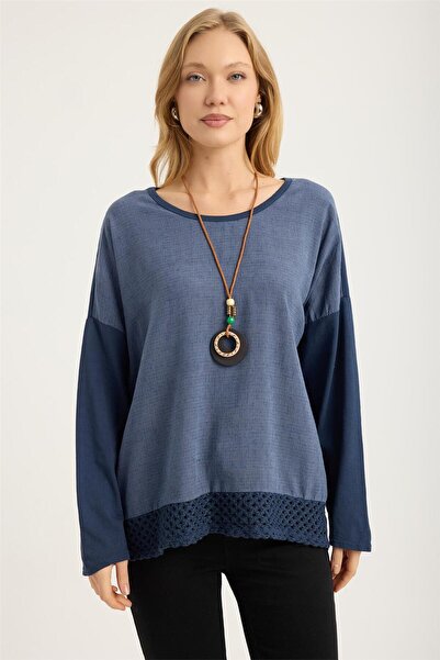 HomeStore Etek Ucu Triko Bluz