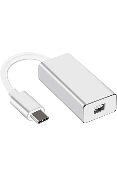 Coverzone Type-C to Mini Displayport Adapter - 4K Uhd 60Hz, Plug and Play, Compatible with Laptop Tablet Monitor