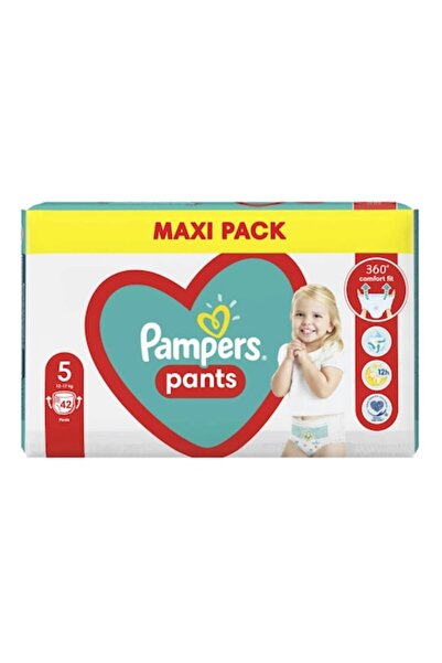 Pampers Pants Stop & Protect Maxi Pack, Size 5 (12-17 kg), 42 pcs