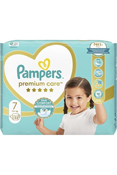 Pampers Premium Care Diapers Value Pack Size 7, 15kg+, 32 pcs