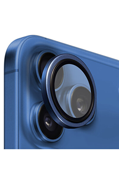 Buff iPhone 17 Pro Metal Kamera Lens Koruyucu - Mavi