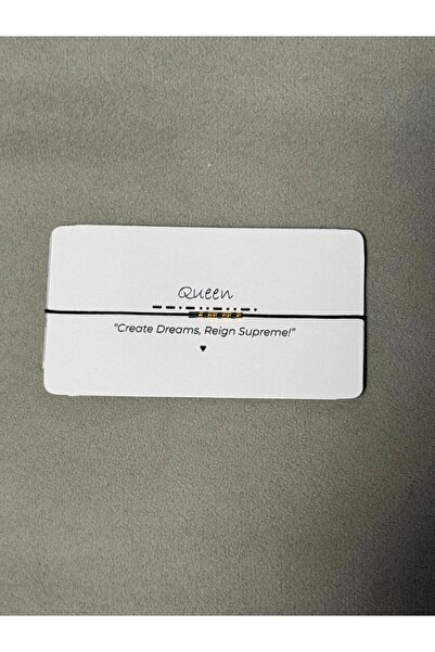 OEM Brățară cu cod Morse REGINĂ