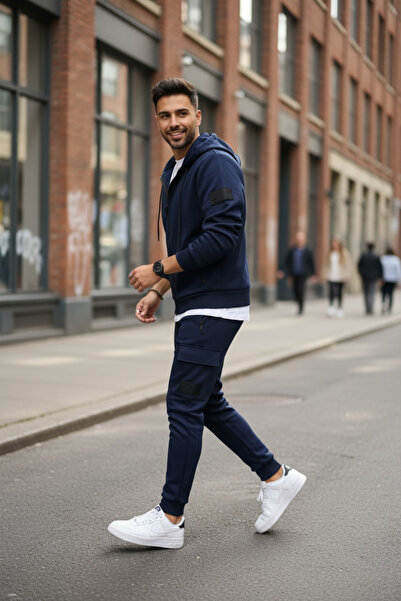 dehaine Men's tracksuit, sweatshirt + pants, Silon, 5047