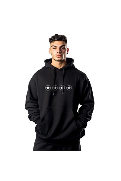 ship master Bărbați supradimensionat cu glugă Swea tricou - țesătură cu două ...