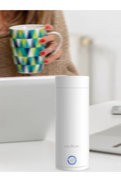 Snooe Portable insulated built-in heating kettle for home and travel to heat hot water