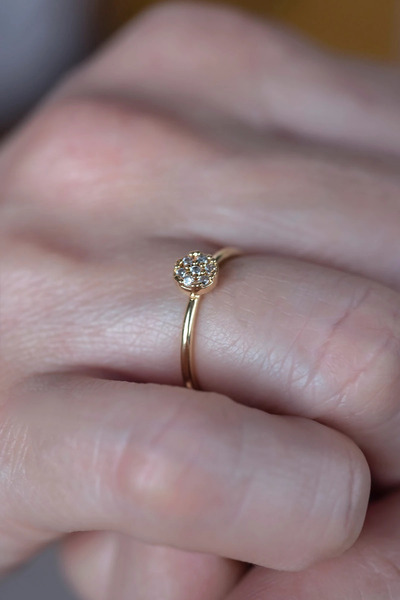 Atelier Petites Pierres ROUNDIE - Zirkon Yüzük