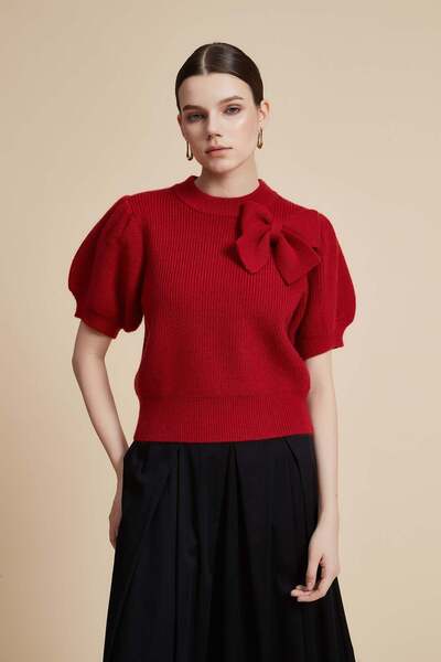 Yola Half-Sleeve Tie-Shoulder Jacket