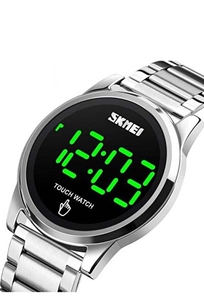 COOYA Men's 1684 Led Touch 30m Digital Metal Stainless Steel Watch