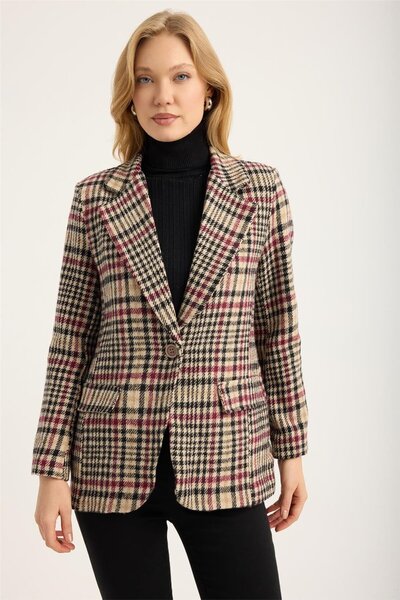 HomeStore Renkli Ekose Ceket