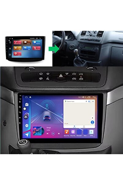 MYWAYY Mercedes Vito Android Multimedya Sistemi 4-64 Myway(2003-2010)