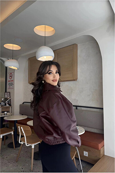 Jaglion Bavera Women's Bomber Zr Model Leather Jacket