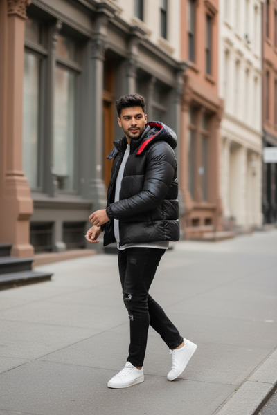 dehaine Men's winter jacket, casual, A2312