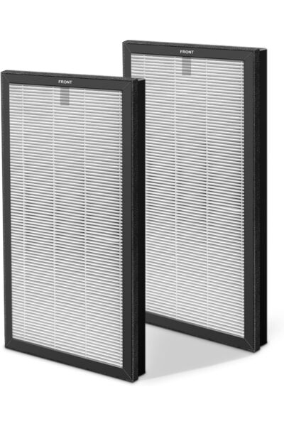 PINREK فلتر بديل لجهاز تنقية الهواء ZY1866S، H13 HEPA، 3 مراحل، كربون نشط، عبوة من قطعتين