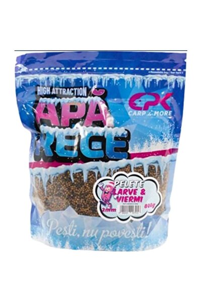 CPK Carp & More Pelete CPK apă rece 2 mm, larve și viermi de libelulă, 800 g