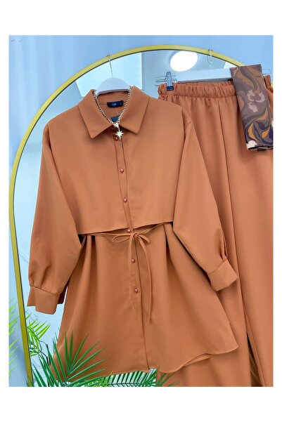 YEDİLALE Windshield with Belt at the Waist Double Set