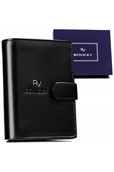 Other Extensive men's wallet made of genuine leather with RFID system - Rovicky