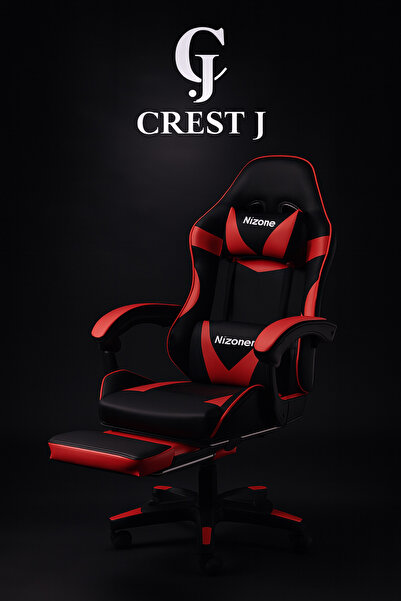 Crestj كرسي ألعاب قيمنق رياضي إلكتروني قابل للتعديل