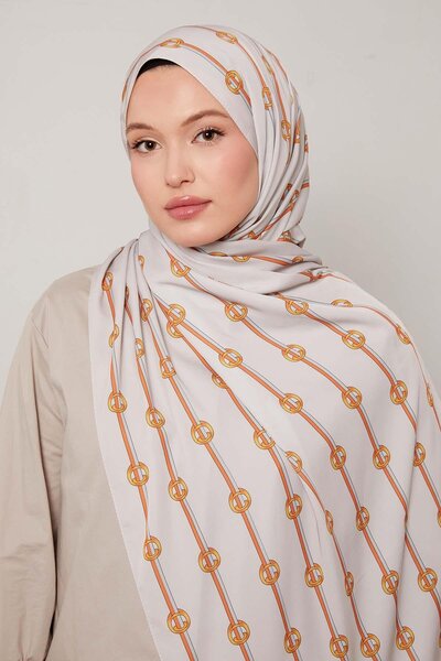 Levidor Stone Striped Ring Pattern Club Shawl