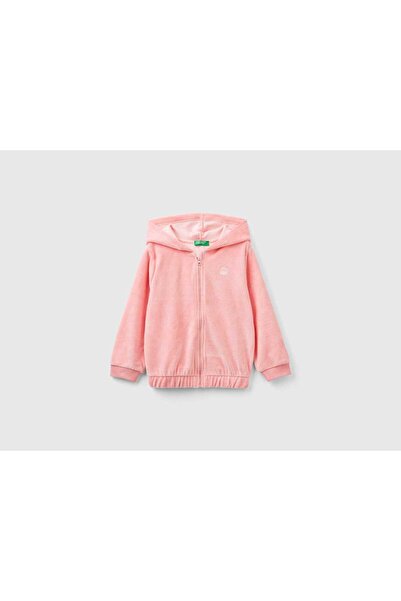 United Colors of Benetton بلوفر شانيل بسحاب للبنات