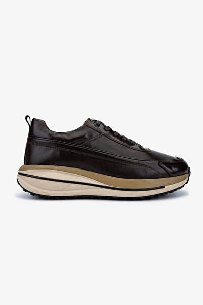 Valmenti Erkek Hakiki Deri Kahverengi Sneakers & Spor Ayakkabı