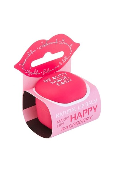 BEAUTY MADE EASY Balsam de buze cu zmeură, 7 g