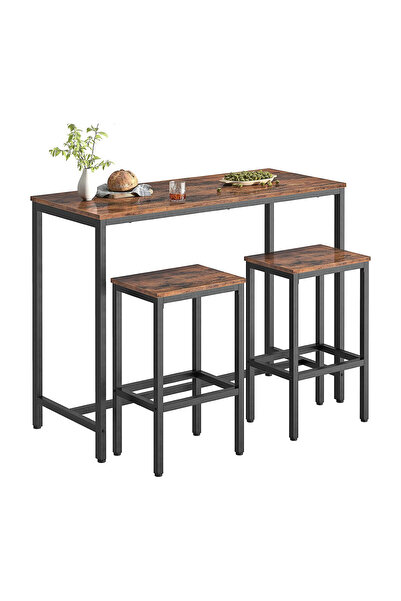 HXDream Nordic modern style, simple and fashionable，3-Piece 2-Seater Dining Set，Table set， Chairs set