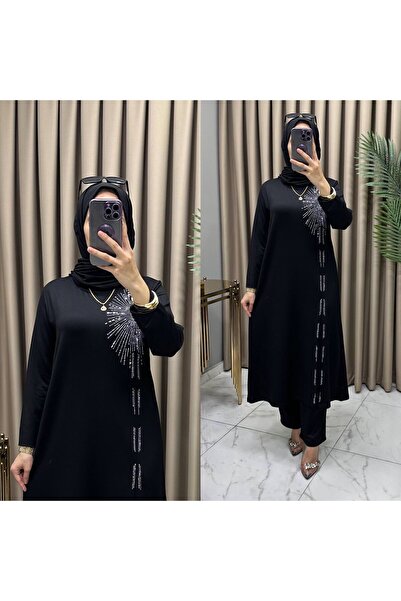 Sum طقم أنيق مرصع بالأحجار