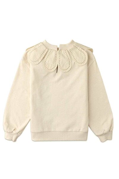 Gingersnaps Girls' Embroidered Neck Pullover