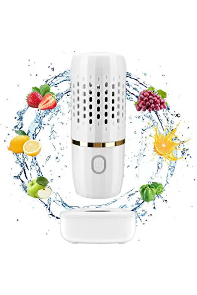 COOYA Fruit and Vegetable Purifier - USB Wireless Fruit Cleaner Device(White)