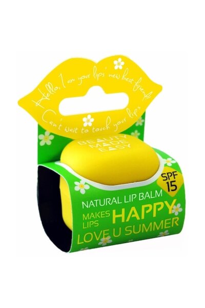 BEAUTY MADE EASY κρέμα χειλιών, SPF 15, με μονοϊ και καρύδα, Beauty Made Easy...