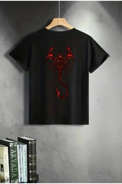 FAEL LİFE UNISEX KADIN / ERKEK THSORT OVERSİZE SIRT AKREP BASKILI