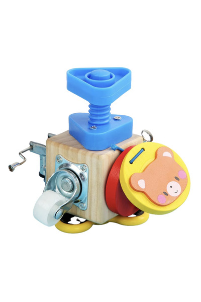 Krista Joc de societate Cub Busy cu spinner și frânghii, multifuncțional, 6 î...