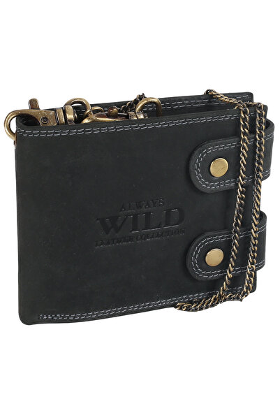 Other Portofel din piele pentru bărbați 2900-BIC NEGRU