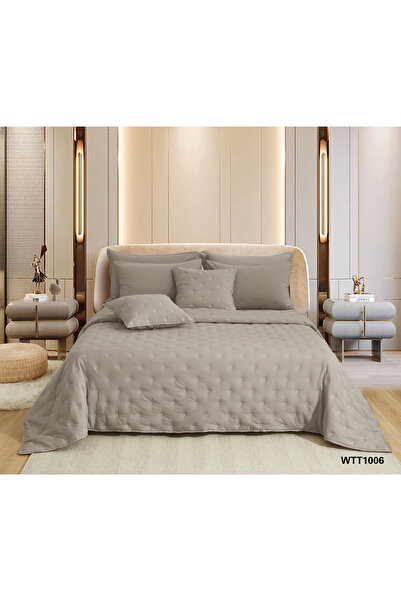 ShinyFlower Washed Cotton Comforter With Dots 8 pieces Quilt Set Size 220 x 240cm