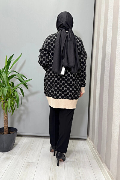 Ghisa Hırka Siyah-Taş 26KOBHRK3083