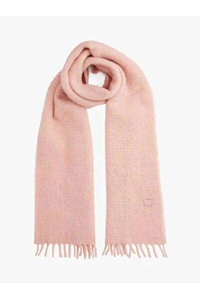 Tommy Hilfiger Tjw Heritage Solid Color Women's Pink Scarf Aw0Aw17903Tio