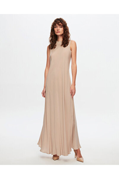 MISS DALIDA T24Y-4007 MISSDALIDA KOLSUZ KLOŞ CUPRO ELBİSE