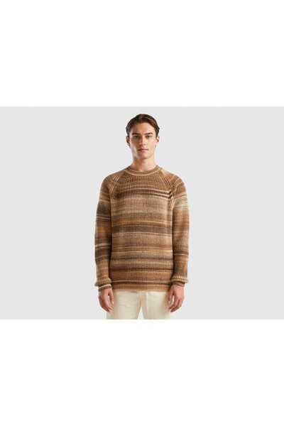 United Colors of Benetton Woman's Asymmetrical Hem Sweater
